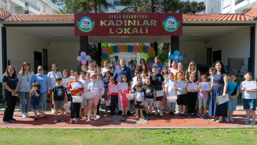 Serik Belediyesi Akıl ve Zeka Oyunları Kursu Mezuniyetle Taçlandı