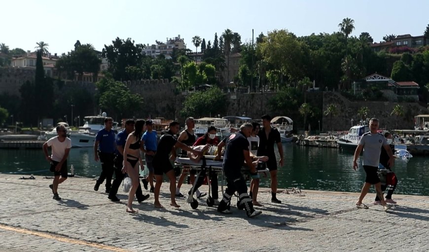 SUB yapan genç boğulma tehlikesi geçirdi, yardımına Deniz Polisi yetişti