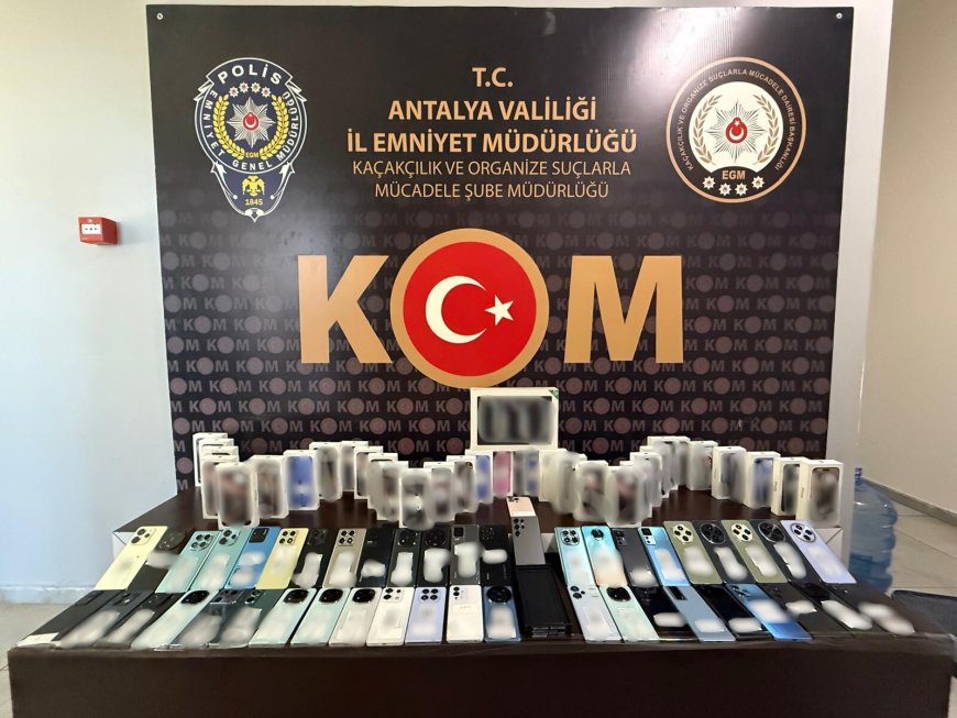 Antalya emniyetinden başarılı kacakçılık operasyonu
