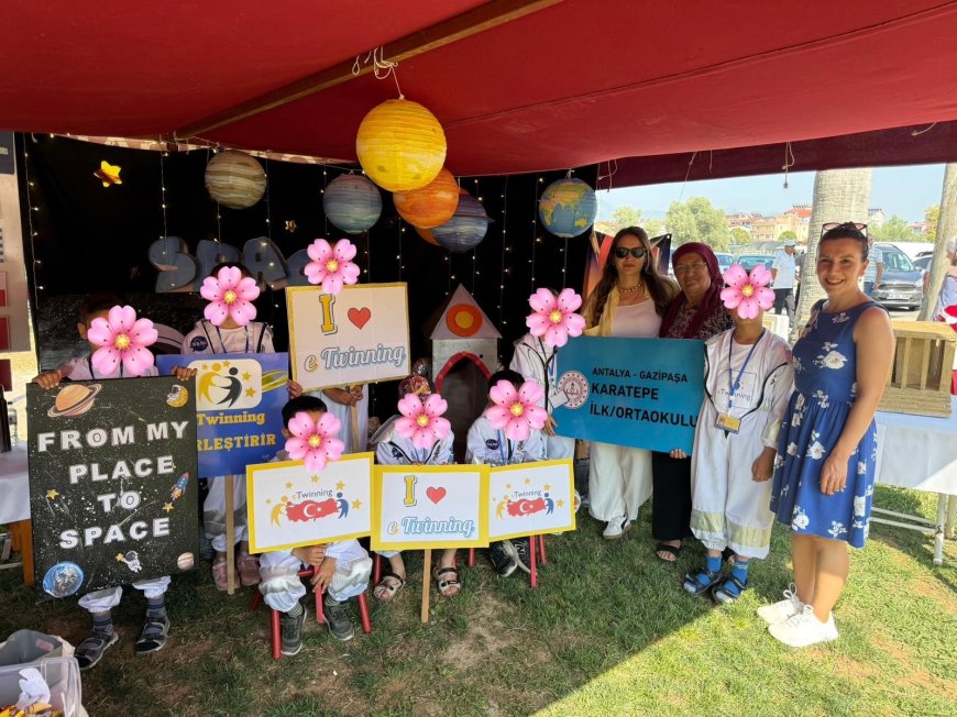 Gazipaşa’da Miniklerden Büyük Projeler: eTwinning Sergisine Yoğun İlgi