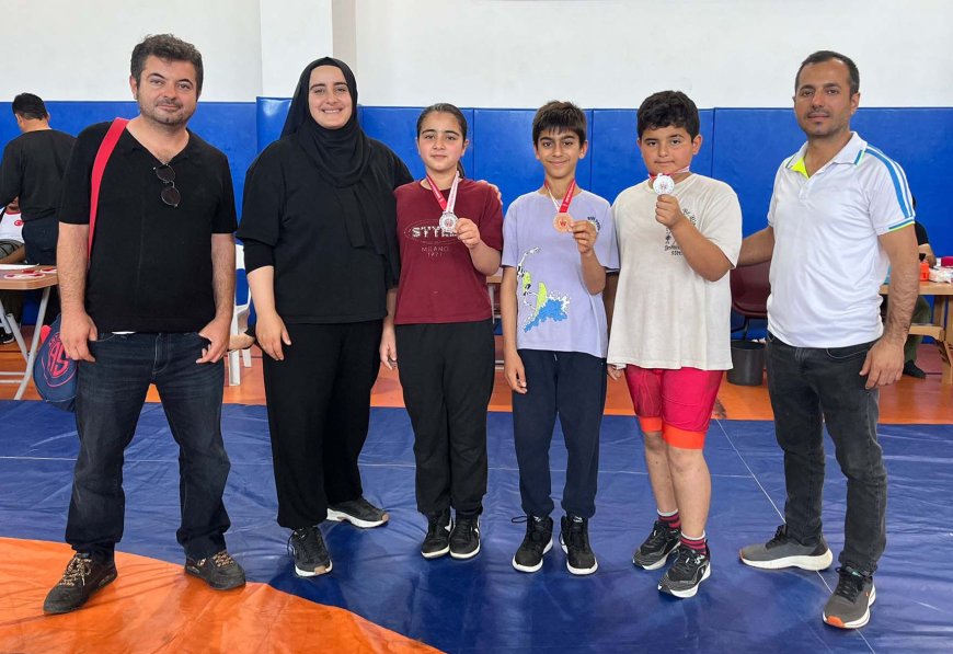 Serik’in Minik Pehlivanları Antalya’da 7 Madalya Kazandı