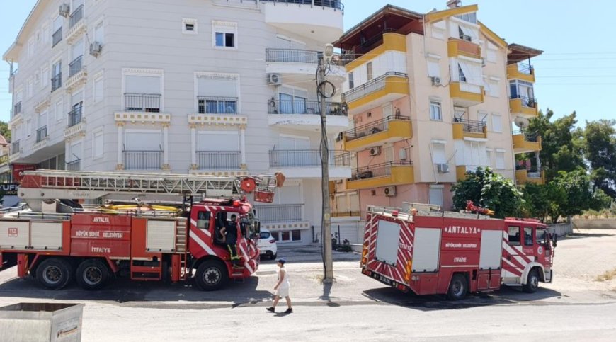 Antalya'da Baca Temizliği Panik Yarattı: Yangın Sanıldı