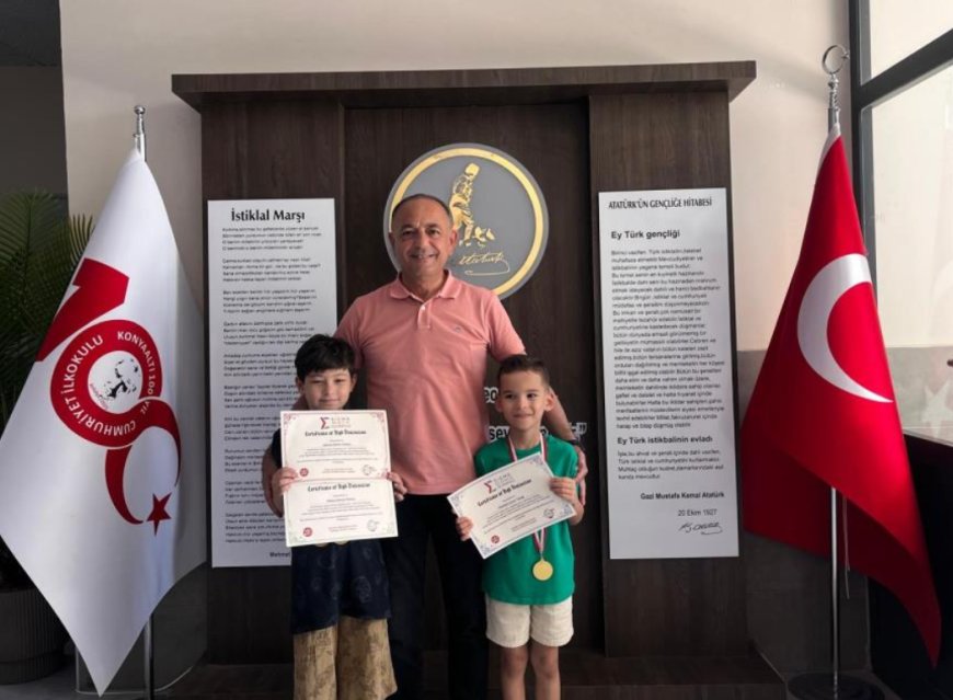 Antalyalı Minikler Uluslararası Olimpiyatlarda Türkiye'ye Gurur Yaşattı