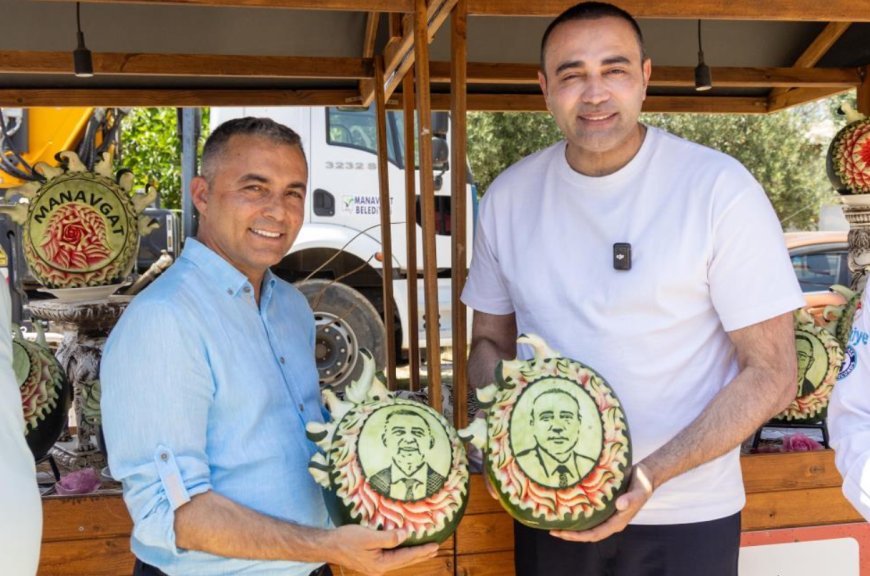 Manavgat Belediyesi’nden Üreticiye Destek: Karpuz Şenliği Renkli Görüntülere Sahne Oldu