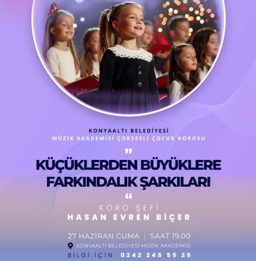 Konyaaltı’nda Müzik Dolu Günler: İki Farklı Konser Sanatseverlerle Buluşacak