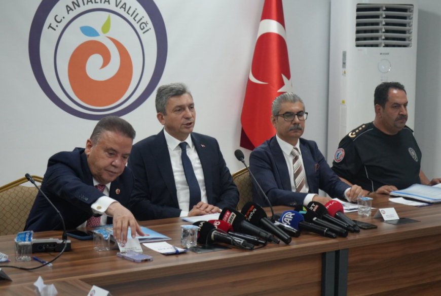 Antalya'da Turizm Güvenliği Toplantısı Gerçekleştirildi