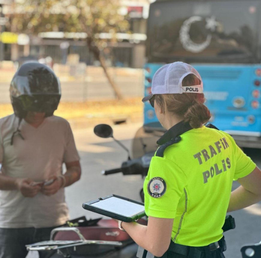 Antalya’da 2 Haftada 125 Bin Araç Denetlendi: 33 Bin Ceza