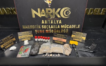 Antalya’da 1 Haftada 23 Uyuşturucu Operasyonu: 32 Gözaltı, 17 Tutuklama