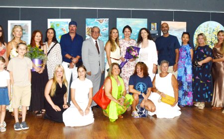 ANTALYA'da Uluslararası Çevre Dostu Sanatçılardan Geri Dönüşüm Sergisi