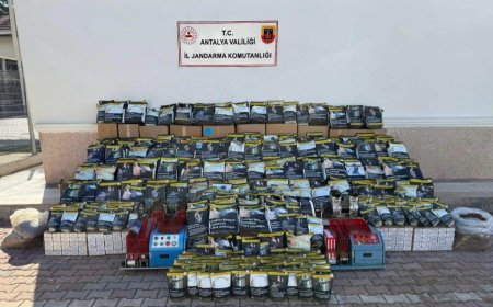Antalya’da Kaçak Tütün Operasyonu: 60 Bin Doldurulmuş Makaron Ele Geçirildi