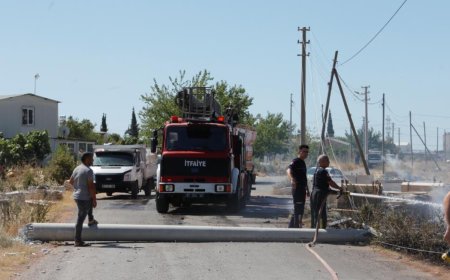 Antalya’da Köpeğe Çarpmamak İsteyen Sürücü Direğe Çarptı: Yangın Çıktı