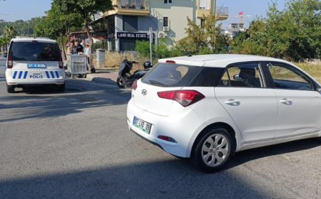 Antalya Manavgat’ta Trafik Kazası: Motosiklet Sürücüsü Yaralandı