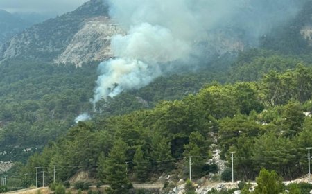 Kumluca’da Çıkan Orman Yangını Büyümeden Söndürüldü