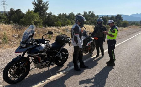 Antalya’da Jandarmadan Şok Motosiklet Denetimi