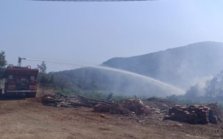 Kumluca’da Makilik Yangını 7 Dakikada Kontrol Altına Alındı