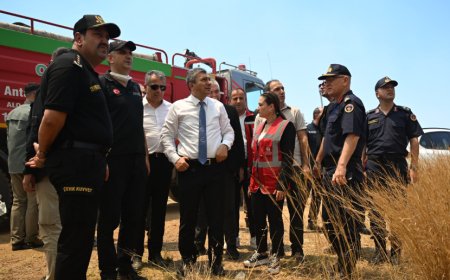 Antalya’da Orman Yangınlarına Hava ve Kara Desteğiyle Müdahale