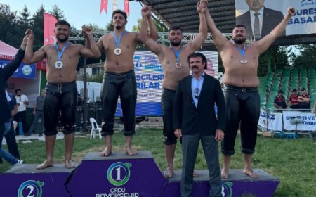 Kemer Belediyesi Güreşçileri Ordu Etabı’ndan Madalyayla Döndü