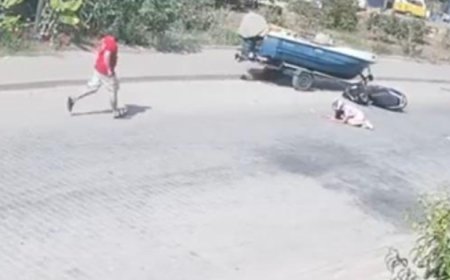 Gazipaşa’da Motosikletli Genç Römorka Çarptı: Kask Hayat Kurtardı