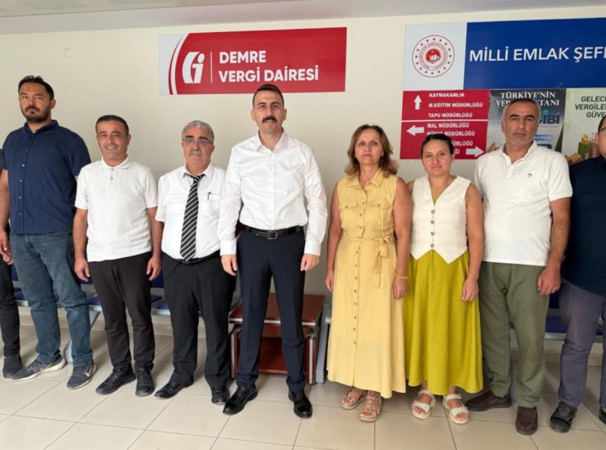 Demre Gelir Servisi, Vergi Dairesi Müdürlüğü’ne Dönüştü