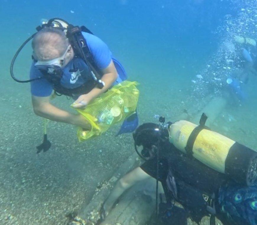 Konyaaltı Sahili'nde Dalış: Deniz Dibinde Çöp Manzarası