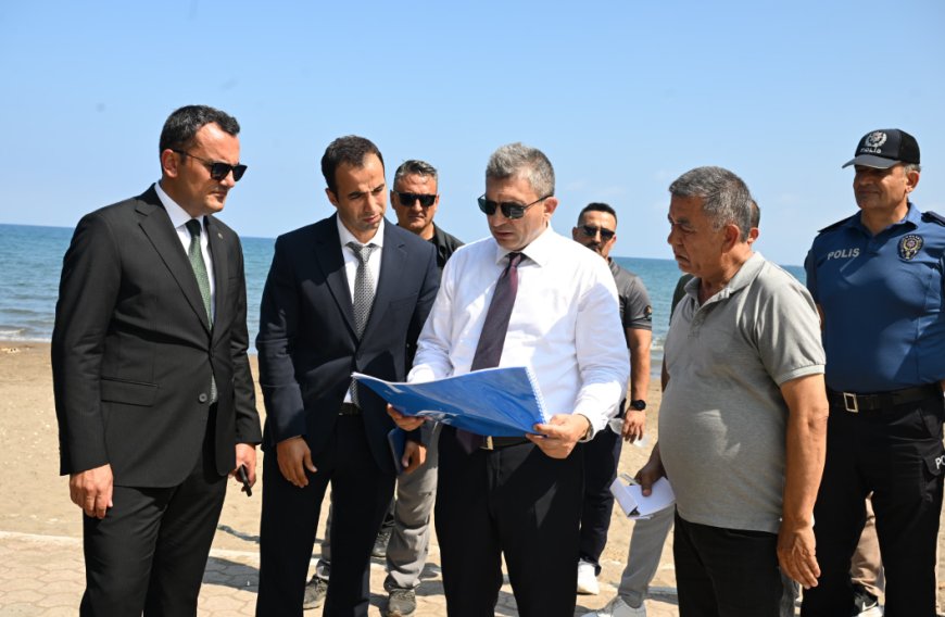 VALİ ŞAHİN, FİNİKE'DE EĞİTİM, ULAŞIM VE KÜLTÜREL PROJELERİ YERİNDE İNCELEDİ