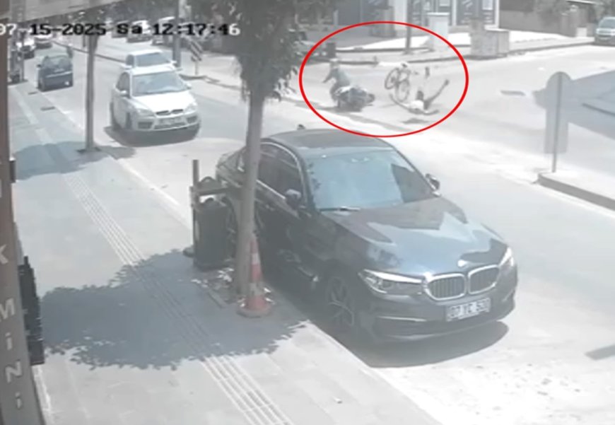 Serik’te Motosiklet ve Bisiklet Çarpıştı: 1 Yaralı