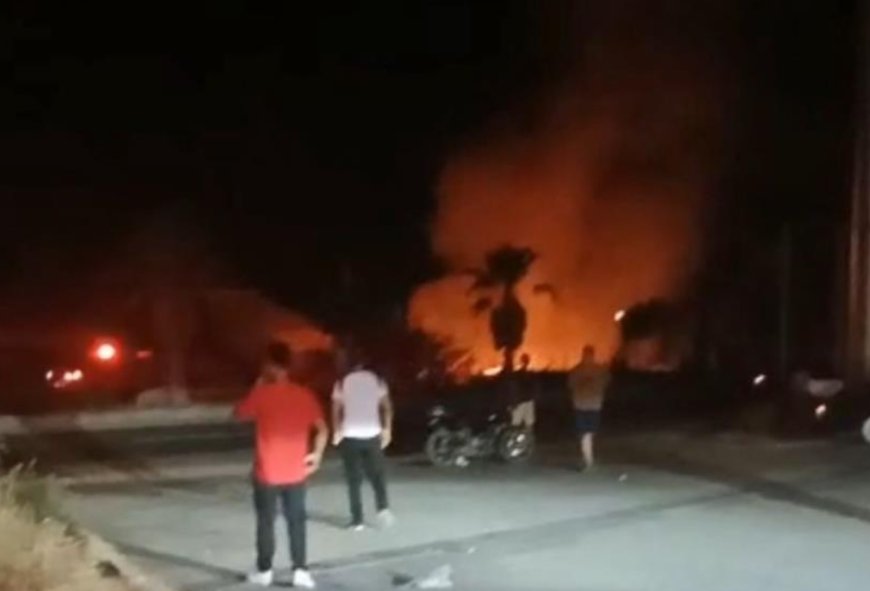 Antalya’nın Gazipaşa İlçesinde Trafo Yangını: Otluk Alan Alev Aldı