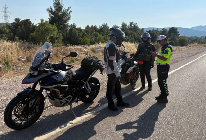 Antalya’da Jandarmadan Şok Motosiklet Denetimi