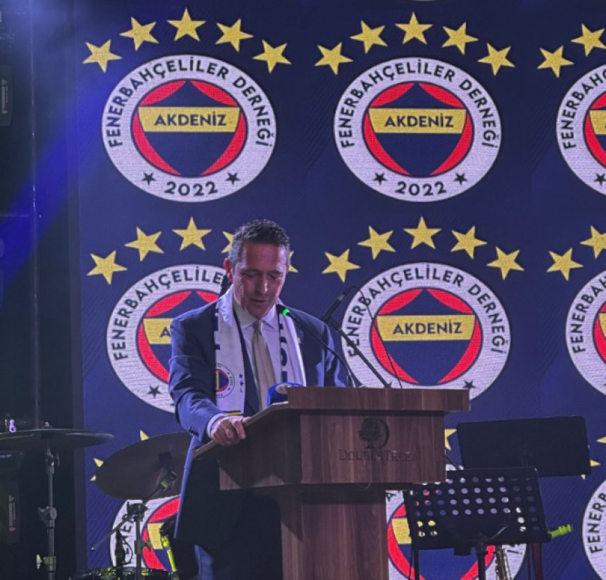 Dünya Fenerbahçeliler Günü’nde Başkan Ali Koç, Antalya’daki Taraftarlarla Buluştu