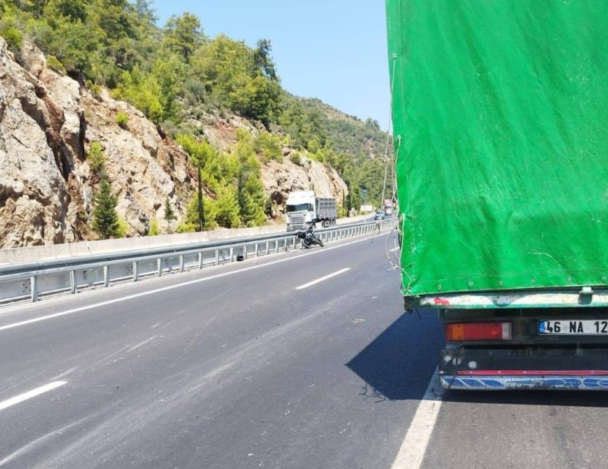 Gazipaşa’da Motosiklet Kamyonete Çarptı: 1 Yaralı