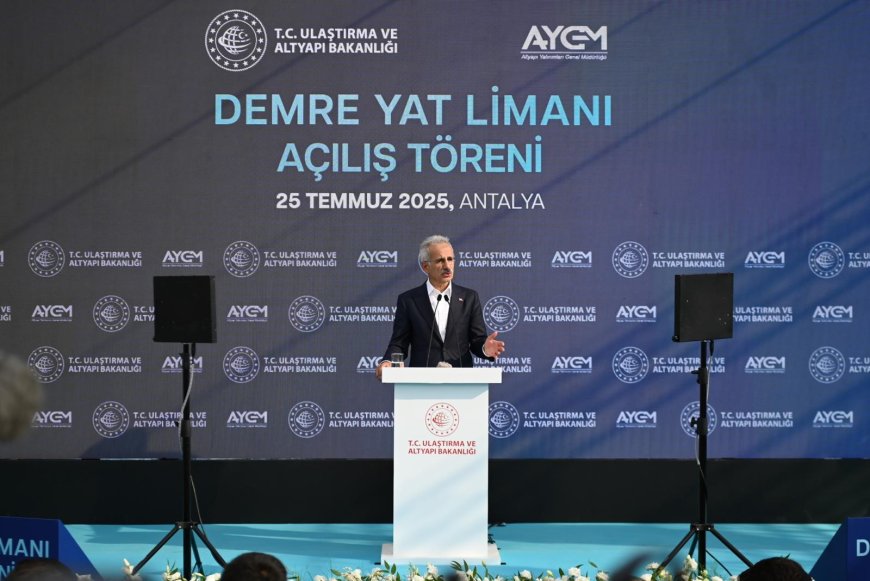 Bakan Uraloğlu: "Türkiye'yi uluslararası yat turizminin vazgeçilmez destinasyonu haline getirdik"