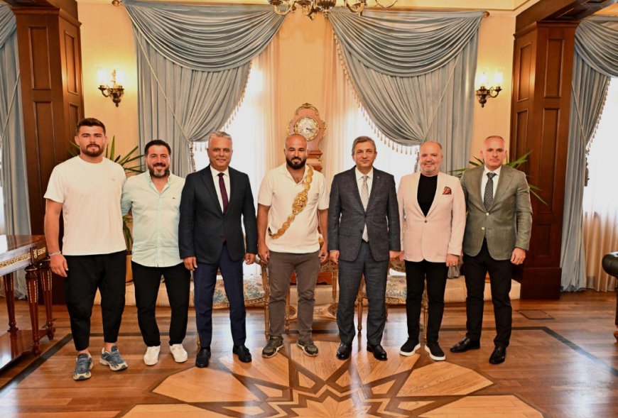Kırkpınar Şampiyonu Orhan Okulu’dan Vali Şahin’e Ziyaret