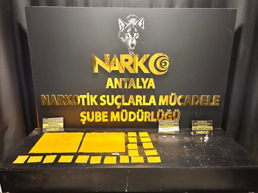 Antalya’da Narkotik Suçlarla Mücadelede 1 Haftada 33 Tutuklama