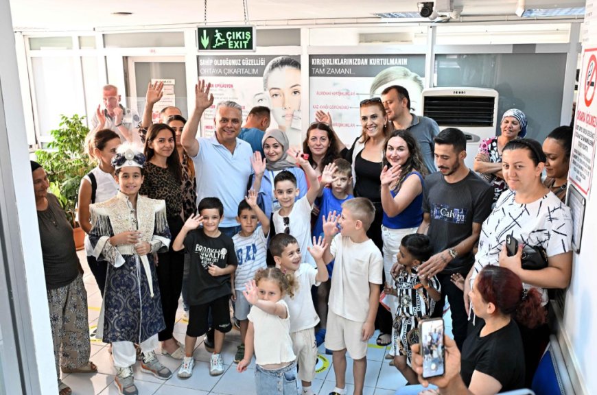 Başkan Uysal’dan Sünnet Olan Çocuklara Ziyaret
