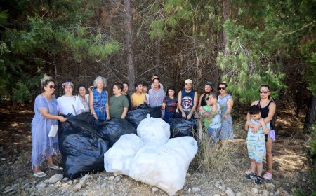 Antalya’da Otizmli Çocuklar, Yangınlara Karşı Ormanı Temizledi