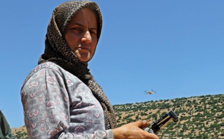 Dronla Kurt Nöbeti: Antalya'da Kadın Çoban Fark Yarattı