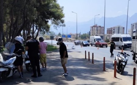 Antalya’da Motosiklet Uygulaması: 33 Araç Trafikten Men Edildi