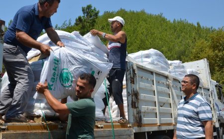 Antalya Büyükşehir’den Alanya’daki Çiftçilere 10 Ton Kaolin Kili Desteği