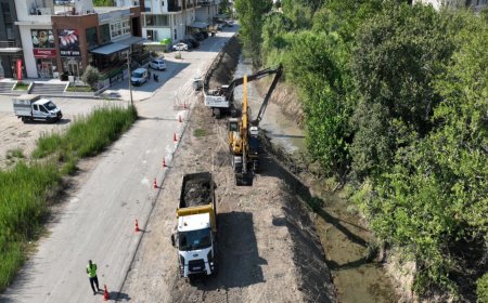 ASAT’tan Sarısu’da Yağmur Suyu Kanalı Temizliği
