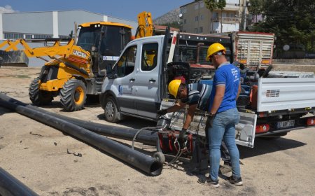 ASAT’tan Elmalı Gündoğan’a Modern İçme Suyu Hattı