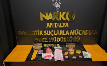 Antalya'da 1 Haftada Narkotik Operasyonları: 20 Tutuklama, Kilolarca Uyuşturucu Ele Geçirildi