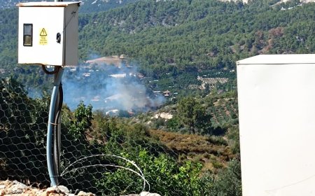 Kumluca’da Örtü Yangını Ormana Sıçramadan Söndürüldü