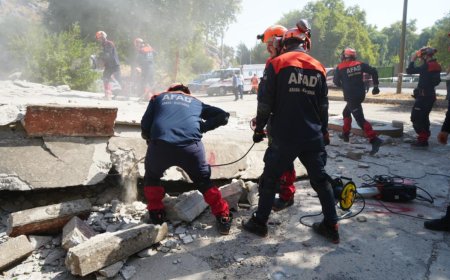 Antalya’da 5,8 Büyüklüğünde Senaryo Depremiyle Tatbikat Gerçekleştirildi