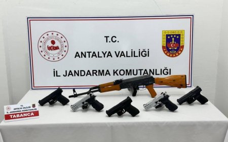 Antalya Jandarmasından Kepez’de Ruhsatsız Silah Operasyonu