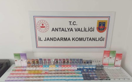 Alanya’da Kaçak Sigara Operasyonu: Çok Sayıda Ürün Ele Geçirildi