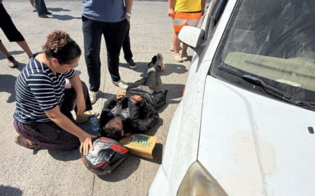 Gazipaşa'da Feci Kaza: Motosikletli Sürücü Yaralandı