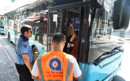 Antalya'da Yaz Sıcağında Klima Denetimi: Toplu Taşıma Araçları Kontrolden Geçiriliyor