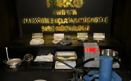 Antalya'da Narkotik Operasyonları: Bir Haftada 7 Kişi Tutuklandı