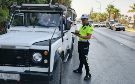 Antalya Trafik Denetimleri Artırıldı: Bir Haftada 65 Binden Fazla Araç Kontrol Edildi