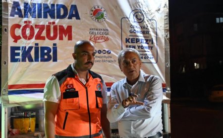Kepez Belediyesi, 'Anında Çözüm Ekibi' ile gece gündüz sahada
